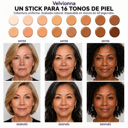 Un stick para 16 tonos de piel