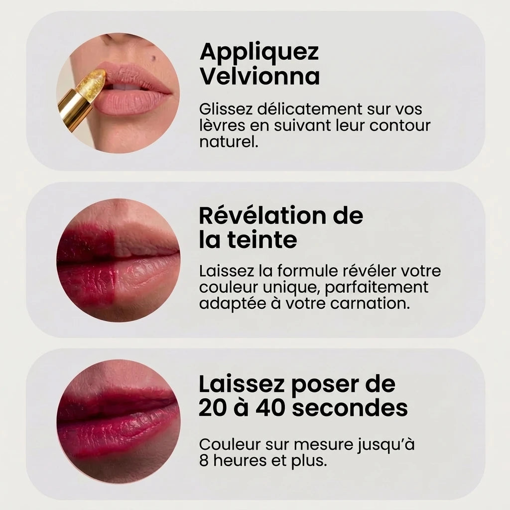 Votre teinte parfaite en 3 gestes