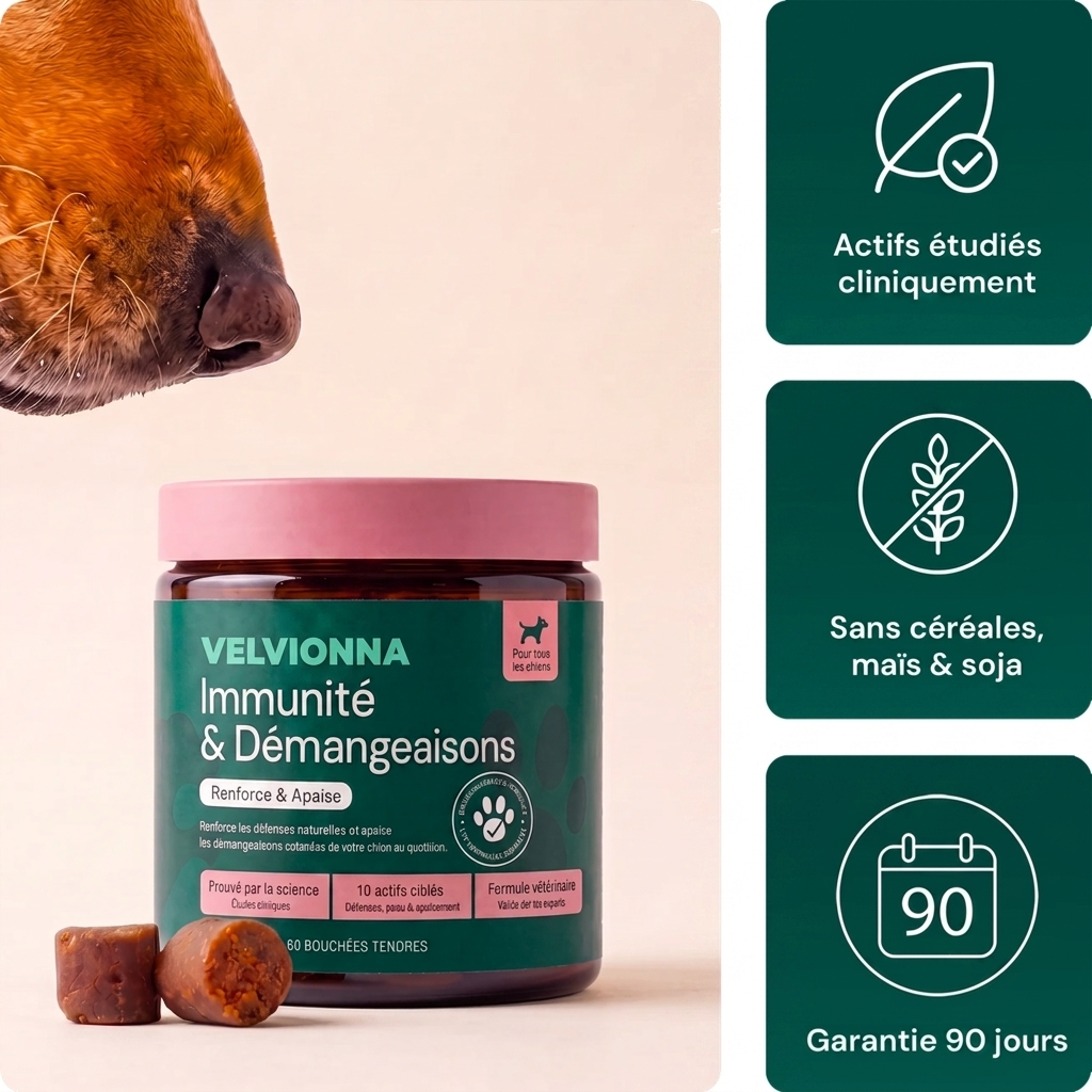 Velvionna Immunité & Démangeaisons pour chien