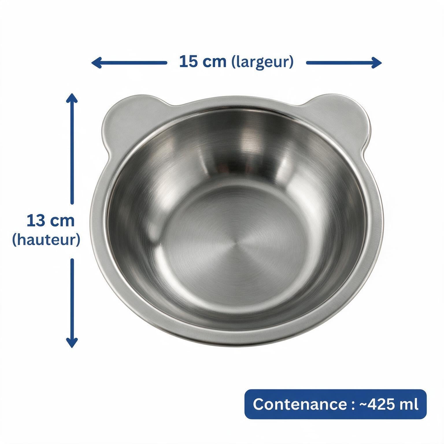 Bol 15 cm x 13 cm, contenance 425 ml
