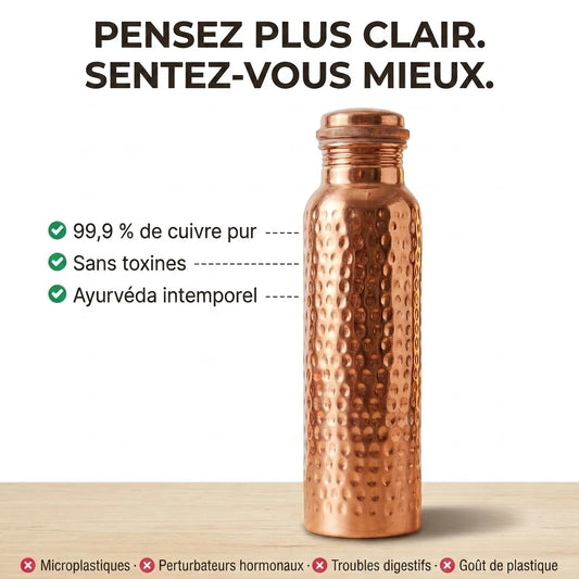 Pensez plus clair. Sentez-vous mieux. — 99,9 % de cuivre pur
